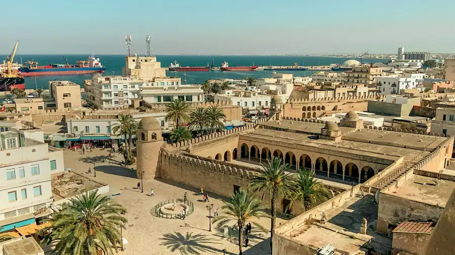 Beach in Sousse, Tunisia